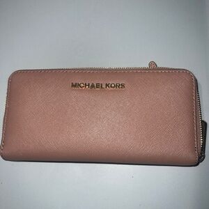 Michael Kors Large Mauve Continental Wallet